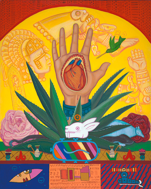 “Almighty Hand of Coyolxauhqui” 1995
